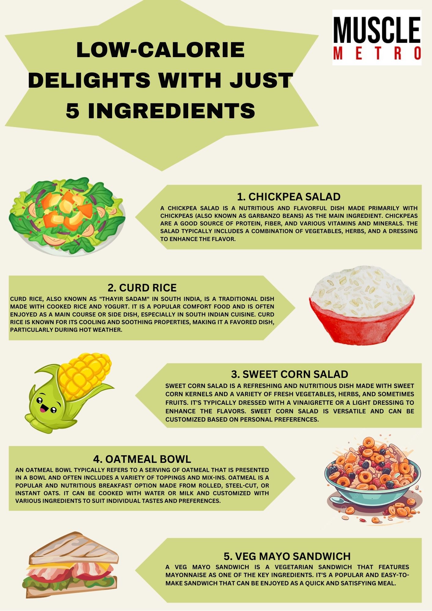 Low Calorie Calorie 5 Ingredient Recipes